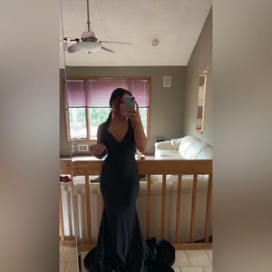 Black Designer Prom Dress